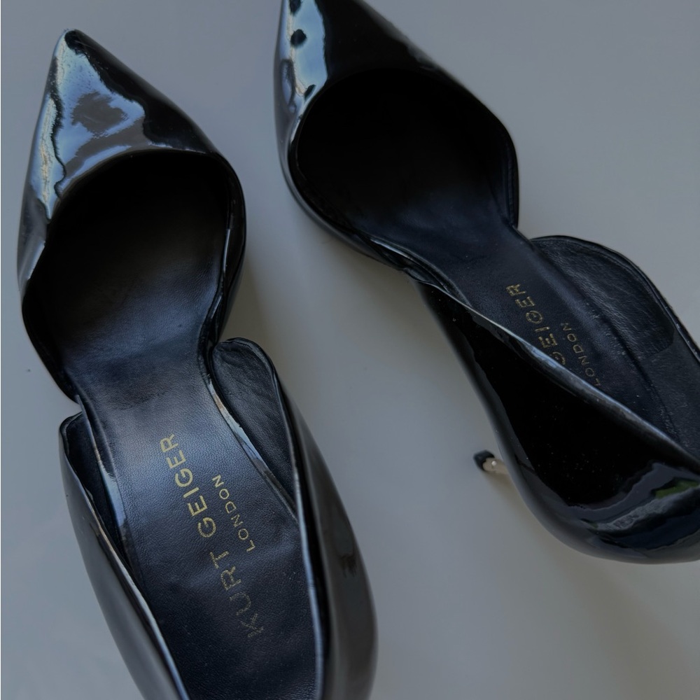 Kurt Geiger Women's Patent Black Heels